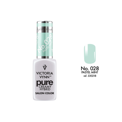 pure creamy hybrid salon color No.028 pastel mint